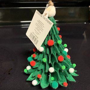 Merry Brite felt Christmas Tree Ornament